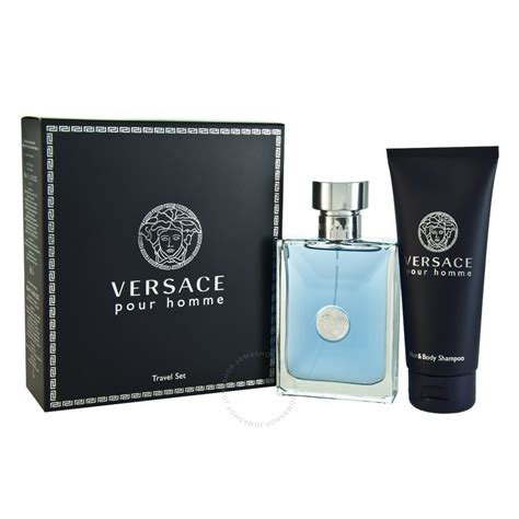 2-piece versace pour homme set|versace pour homme signature by.